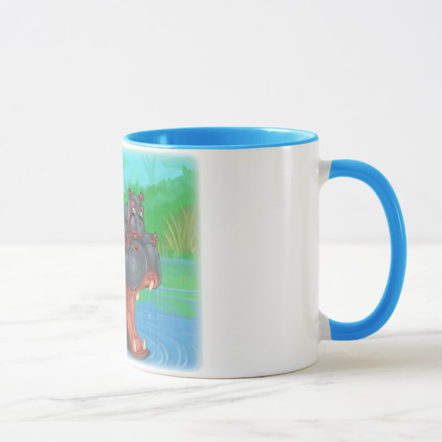 Mug Éclaboussure d'hippopotame (Droite)