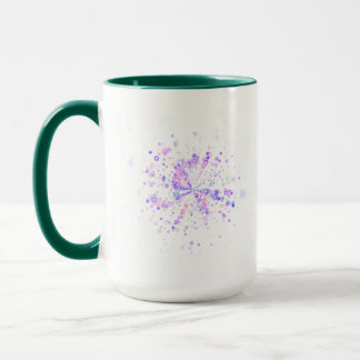 Mug Éclaboussure néon abstraite colorée