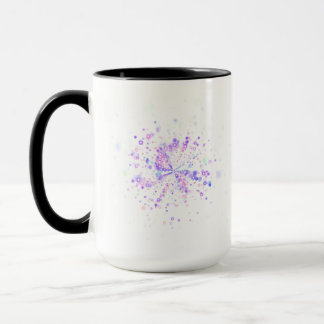 Mug Éclaboussure néon abstraite colorée