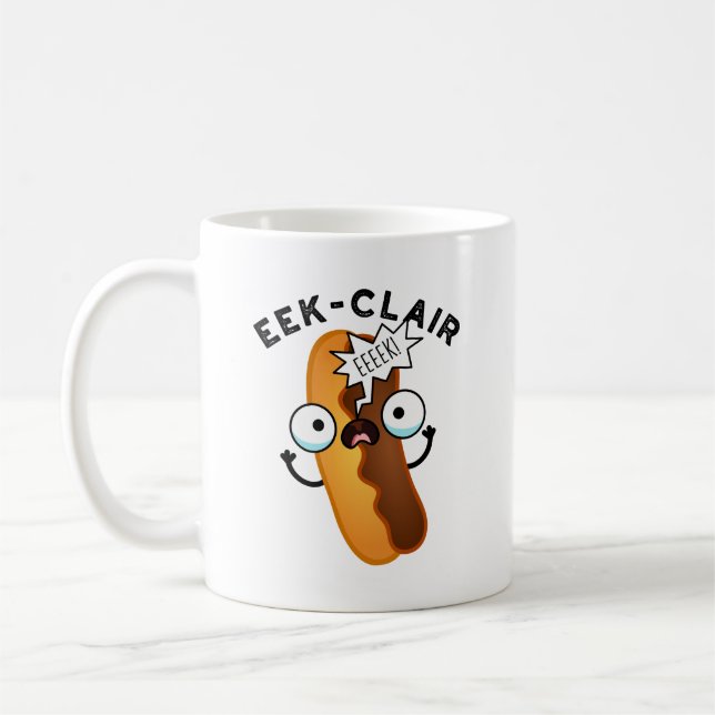 Mug Éclair drôle de jeu de mots Éclair (Gauche)