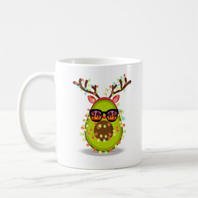 Mug Éclairage de Noël de l'Avocado (Gauche)