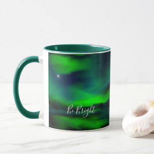 Mug Éclairage Nord Minimaliste Étoile Nord Soyez brill