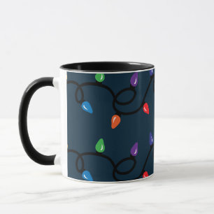 Mug Éclairages à cordes de Noël