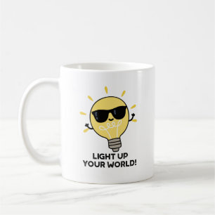 Mug Éclairer Votre Monde Amusant Puce Positive
