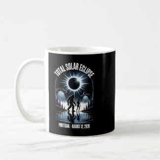 Mug Éclipse solaire totale 12 août 2026 Portugal Bigfo