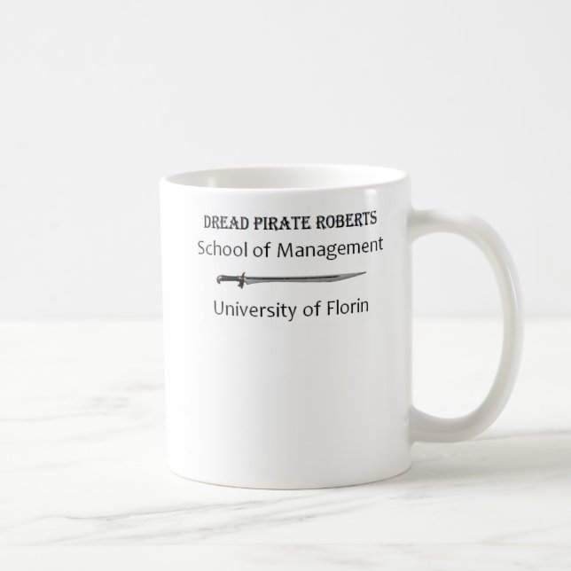 Mug École de gestion de Roberts de pirate de crainte (Droite)