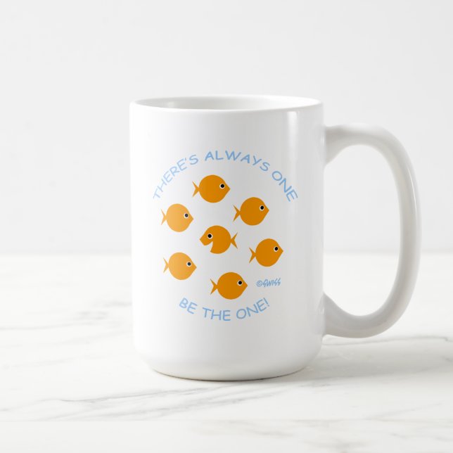 Mug École de poisson d'or Inspirationnel enseignant la (Droite)