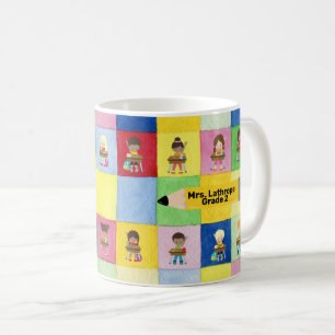 Mug École élémentaire Enfants Enseignant sur mesure