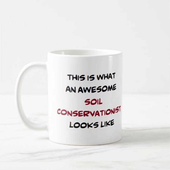 Mug écologiste du sol, génial (Gauche)
