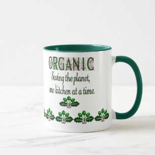 Mug Économie biologique Saving Planet Cuisine Saying M