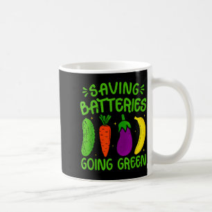Mug Économie de piles pour un monde vert humour déplac