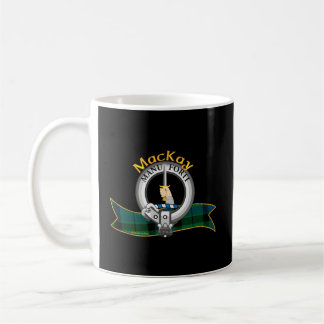 Mug Ecosse Mackay Clan Tartan Crest Un Dagger Tenu Er