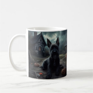 Mug Ecosse Terrier Citrouille Halloween effrayant