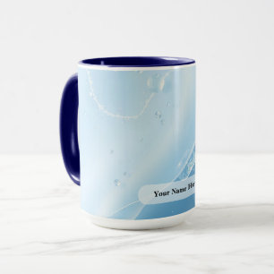 Mug Écoulement de Veine d'Argent Givrée