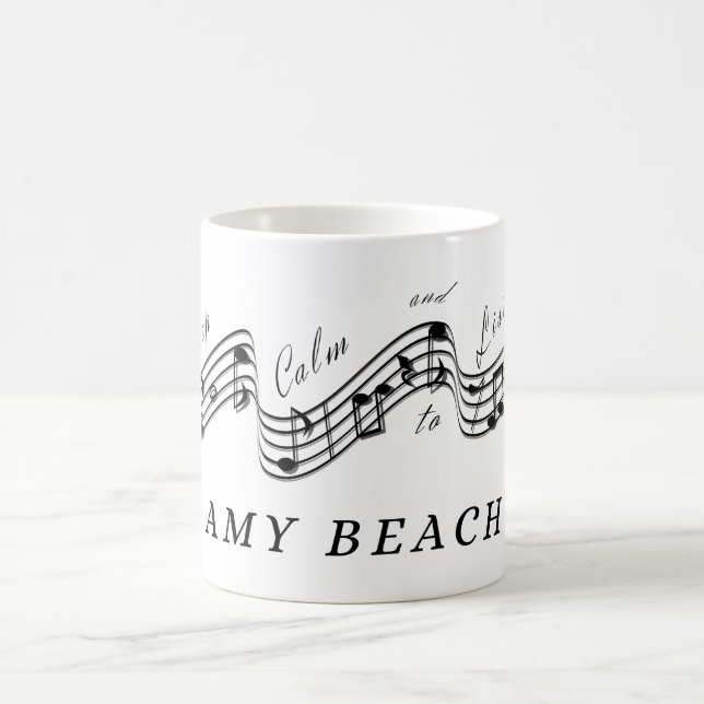 Mug Écouter Amy Beach Meilleur compositeur de musique  (Centre)