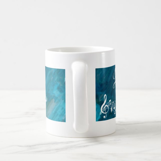 Mug Écouter avec une nouvelle musique de conscience (Poignée)