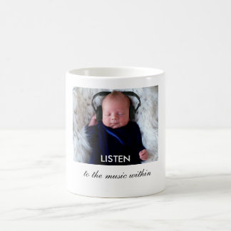Mug ÉCOUTEZ… la musique en dedans