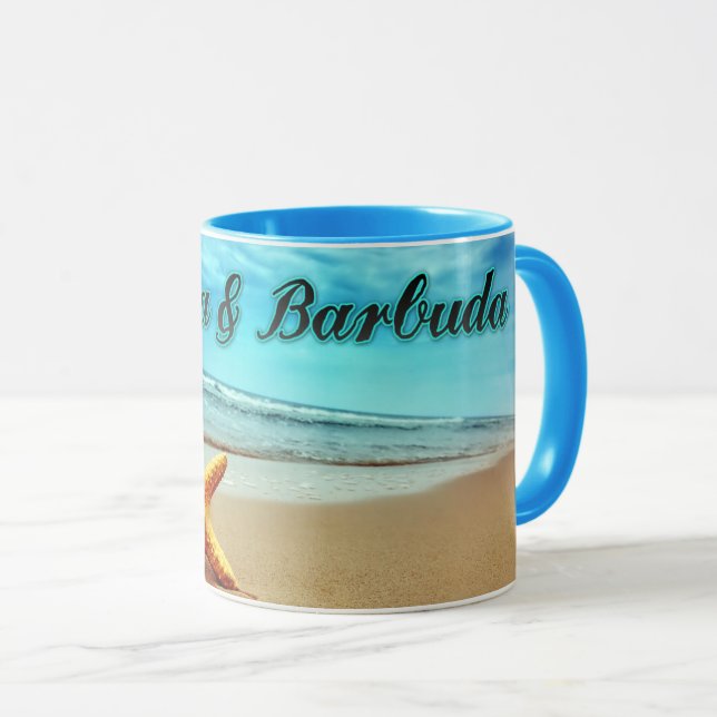 Mug Écre d'Antigua-et-Barbuda (Devant droit)