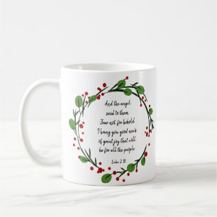 Mug Écriture chrétienne de Noël