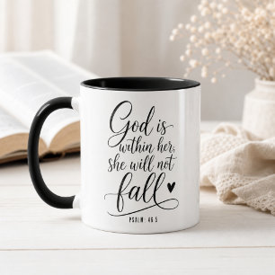 Mug Écriture chrétienne élégante