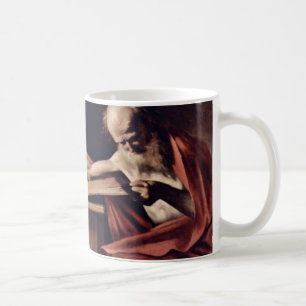 Mug Écriture de St Jerome par Michaël Angelo Merisi 
