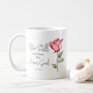 Mug Écriture Soyez toujours et Sachez que je suis Dieu