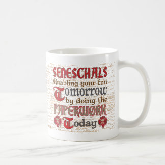 Mug Écritures drôles de Seneschal de SCA
