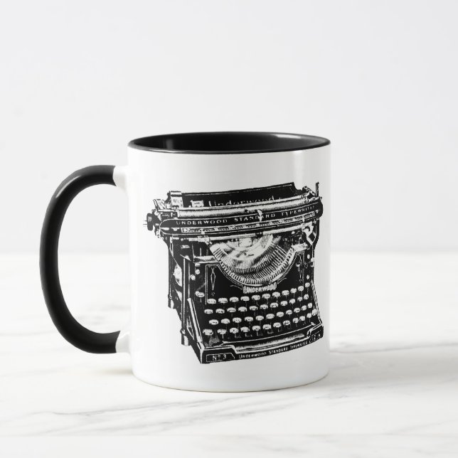 Mug Écrivain de type Underwood (Gauche)