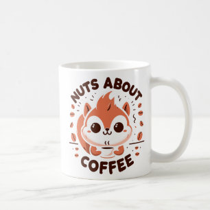 Mug Écrouelles sur le café drôle Kawaii Écureuil
