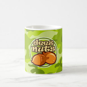 Mug Écrous de Deez ; camo vert clair, camouflage