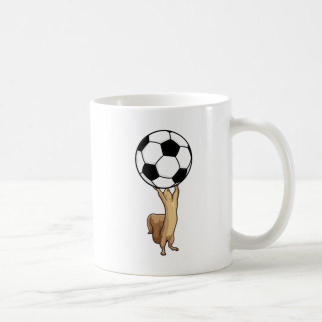 Mug Écureuil avec balle de football (Droite)