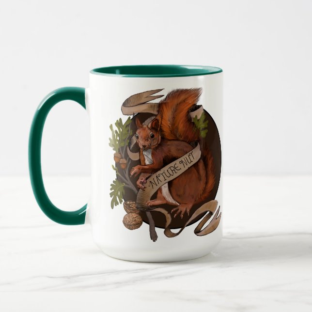 Mug Écureuil de la nature (Gauche)