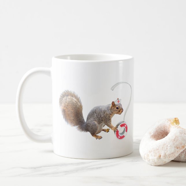 Mug Écureuil de l'infirmière (Avec donut)