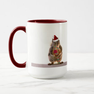 Mug Écureuil de Noël avec du sucre de canne