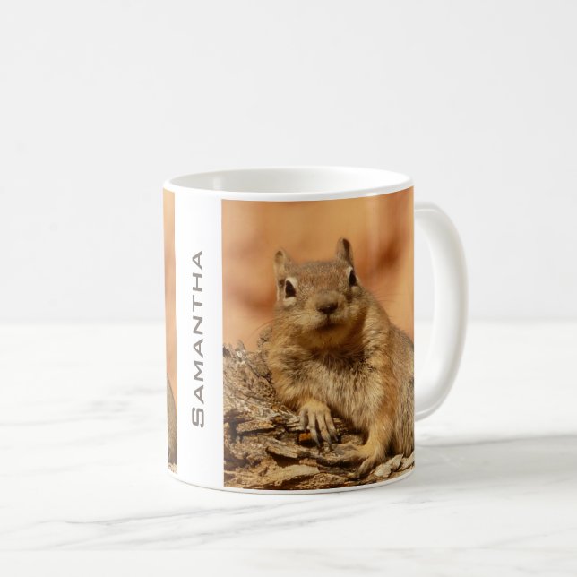 Mug Écureuil de sol réfrigéré Personnalisé (Devant droit)