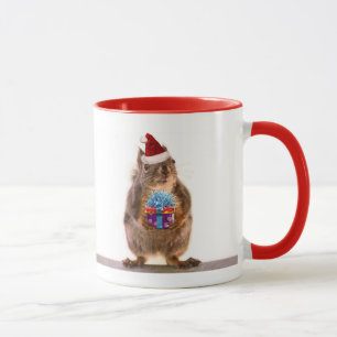 Mug Écureuil et cadeau mignons de Noël
