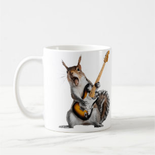 Mug Écureuil jouant de la guitare