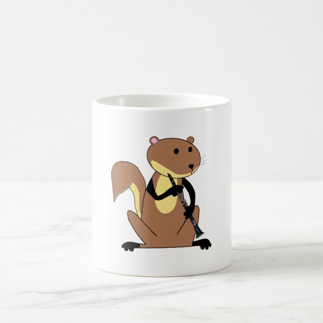 Mug Écureuil jouant la clarinette (Centre)