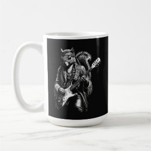 Mug Écureuil Psychedélique à la Guitare - Rock Vintage