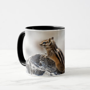 Mug Écureuil rayé brun curieux – Faune de l'Alberta