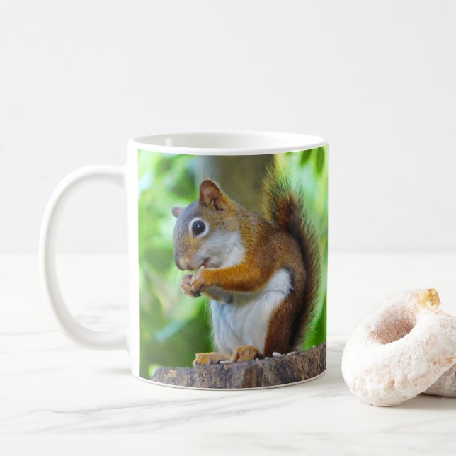 Mug Écureuil rouge (Avec donut)