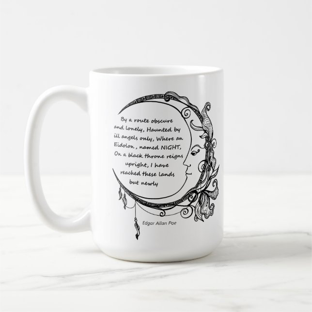 Mug Edgar Allan Poe Dreamland Dreamland (Gauche)