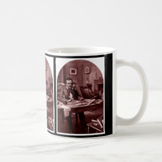 Mug Edgar Allan Poe, illustration a reconstitué la