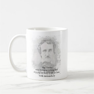 Mug Edgar Allan Poe Poet Melancholy