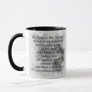 Mug Edgar Allan Poe Spirits of the Dead Halloween Poem