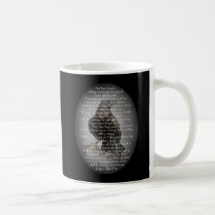 Mug Edgar Allen Poe "Le Corbeau" Halloween Poem bird