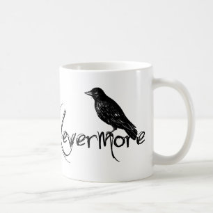 Mug Edgar Allen Poe Raven attaquent plus jamais