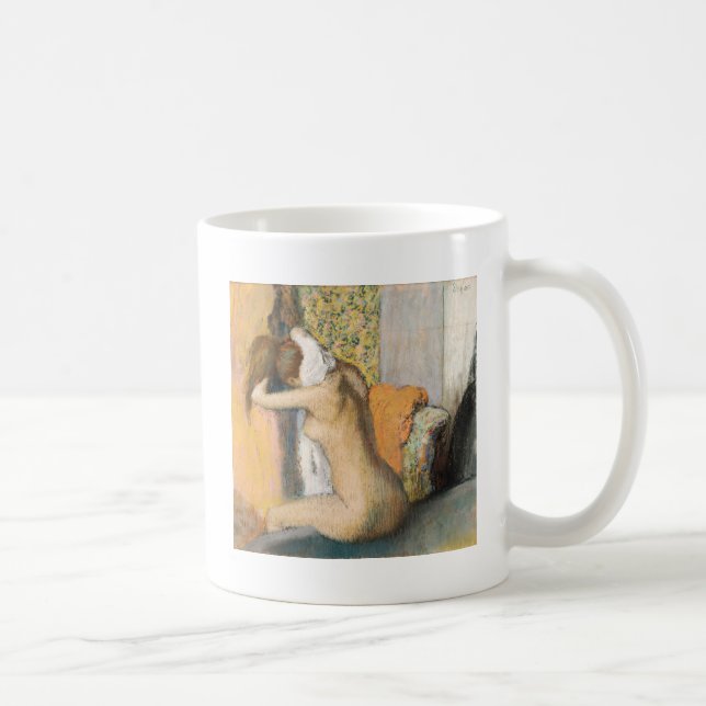 Mug Edgar Degas | après Bath, cou de séchage de femme (Droite)