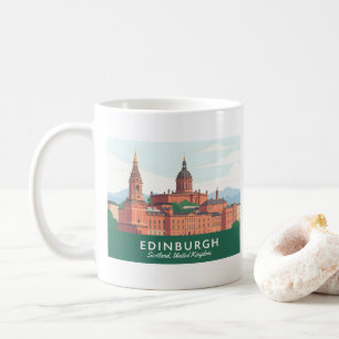 Mug Edinburgh Scotland Royaume-Uni Pastel Travel