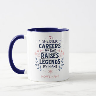 Mug Editable Mom Quote Typography – Career & Love